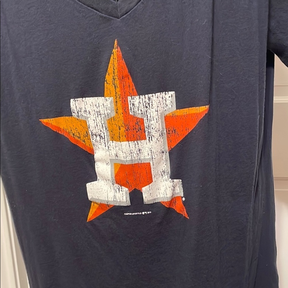 ⚾️⚾️⚾️BOGOHO ⚾️⚾️⚾️Houston Astros T-Shirt and Cap Set - Picture 4 of 17